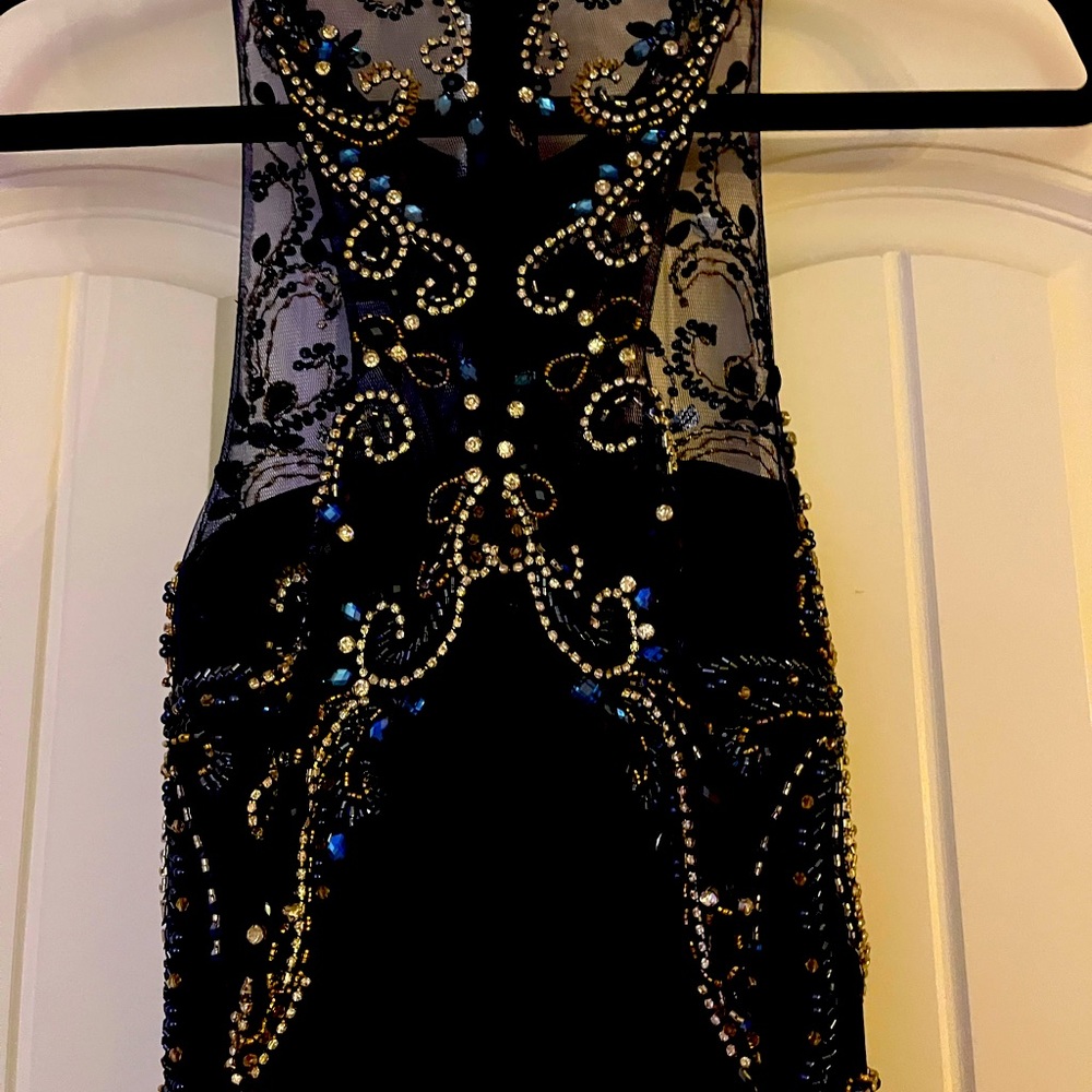 Navy Blue Prom Dress